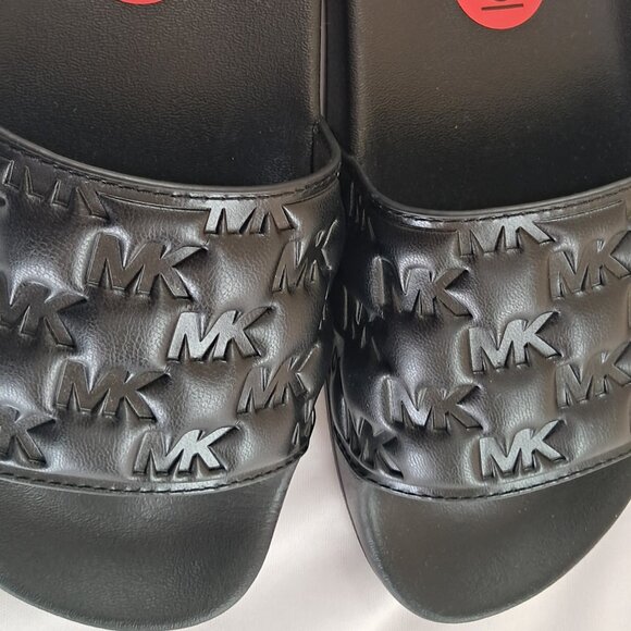 Michael Kors MK Logo Slip on Slippers BNWT - Picture 4 of 8